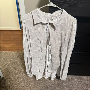Free people my best velvet blouse